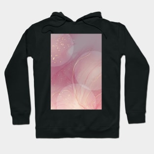 Blush pink and grey abstract modern watercolor trendy art Hoodie